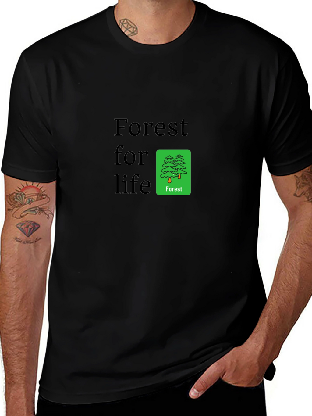 Forest For Life T-Shirt - Eco-Friendly Design