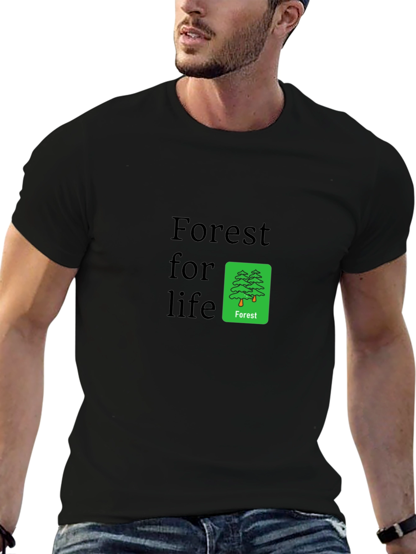 Forest For Life T-Shirt - Eco-Friendly Design