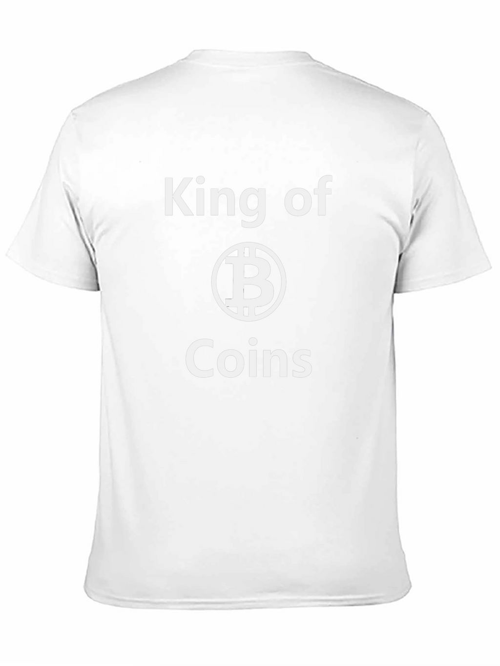 King of Coins Bitcoin Graphic T-Shirt