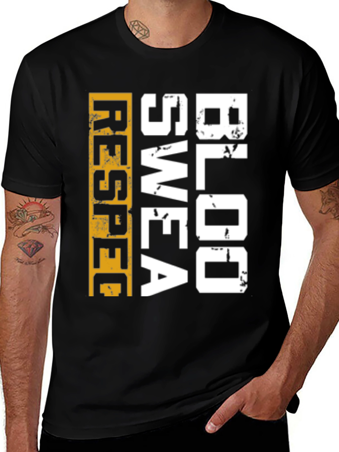 Respect Blood Sweat T-Shirt | Motivation