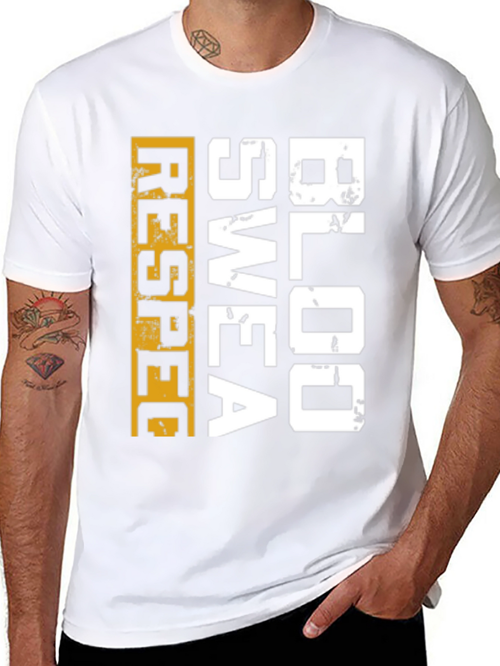 Respect Blood Sweat T-Shirt | Motivation