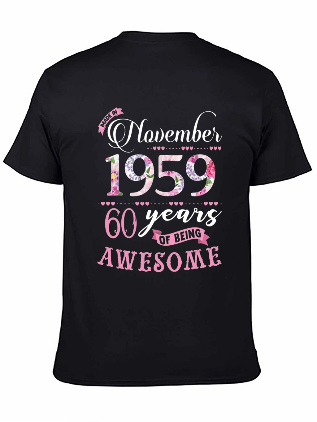 November 1959 60th Birthday T-Shirt