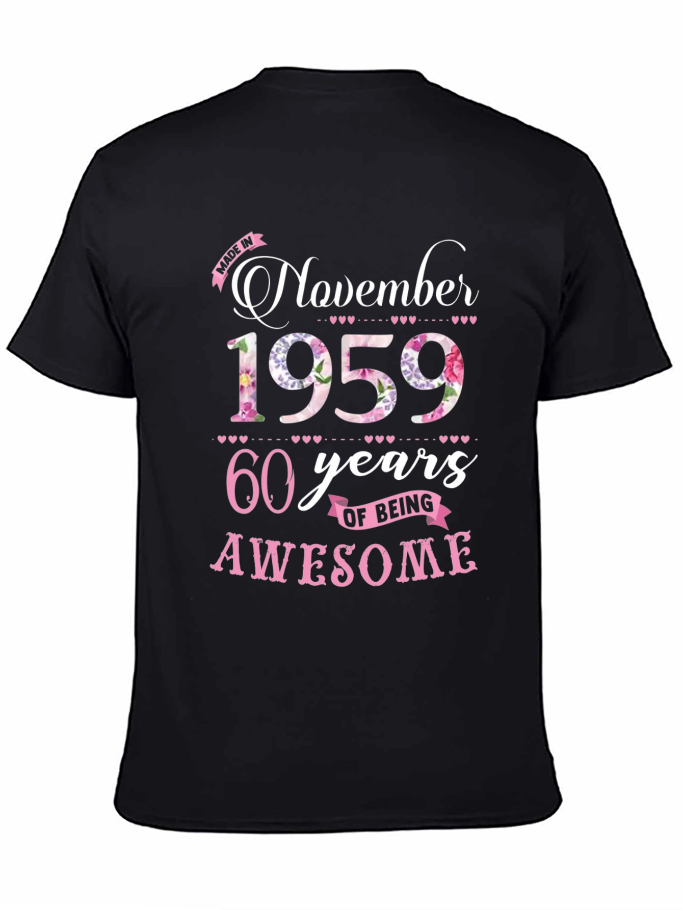November 1959 60th Birthday T-Shirt