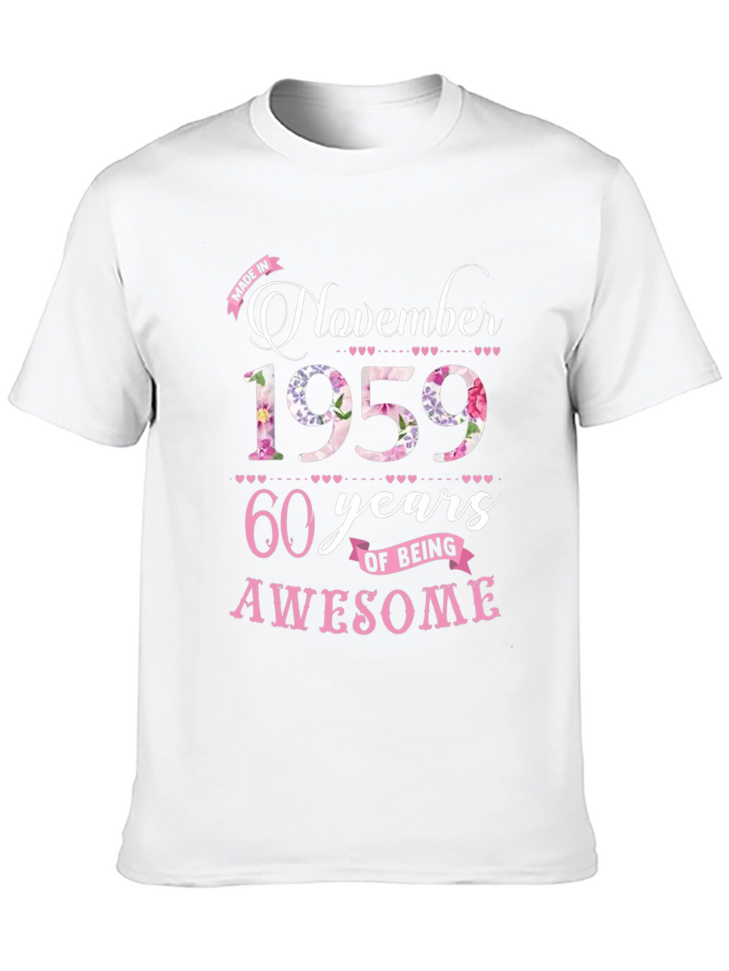 November 1959 60th Birthday T-Shirt