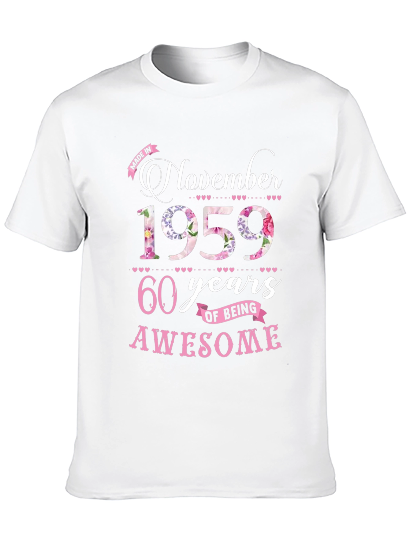November 1959 60th Birthday T-Shirt