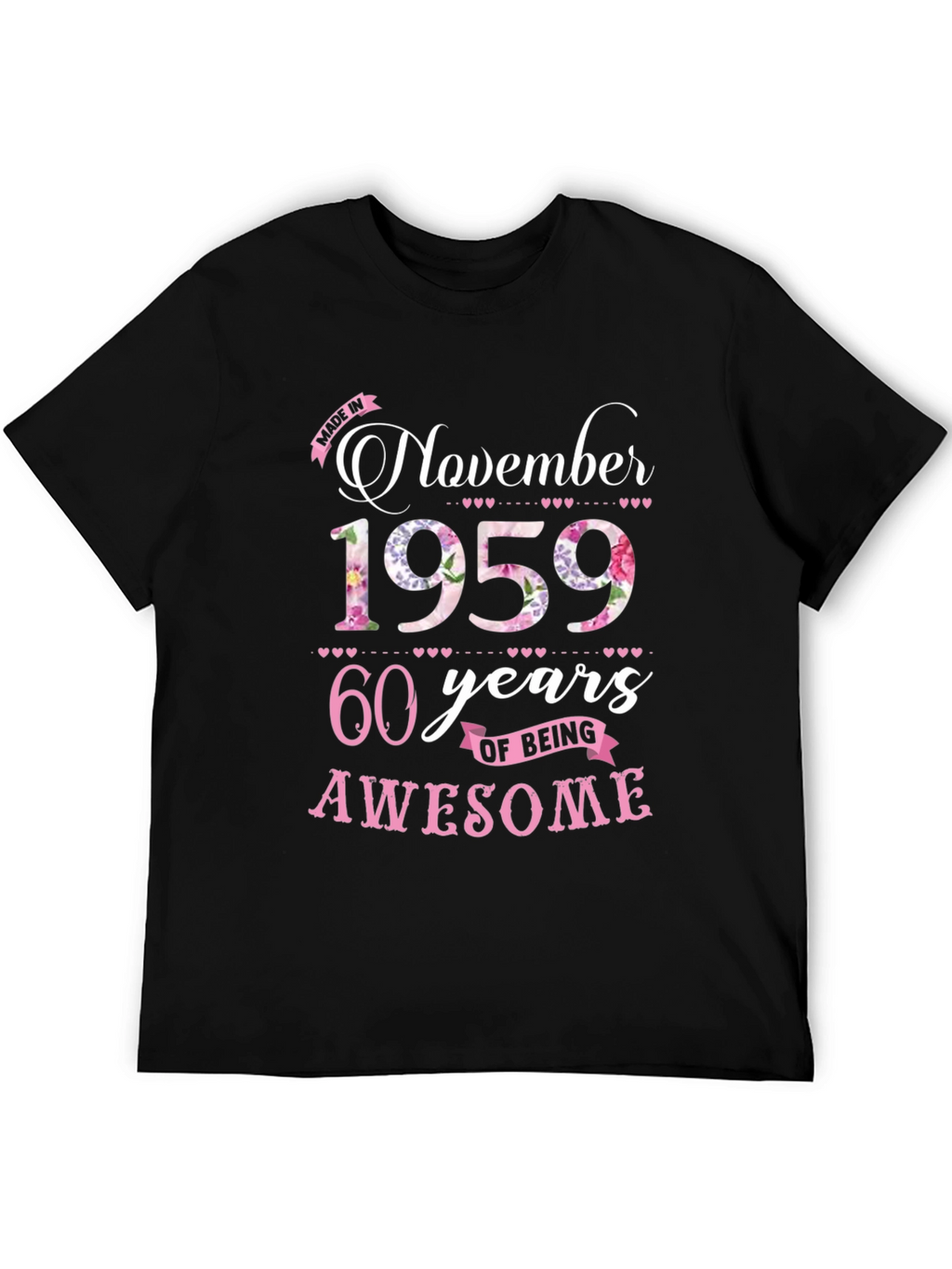 November 1959 60th Birthday T-Shirt