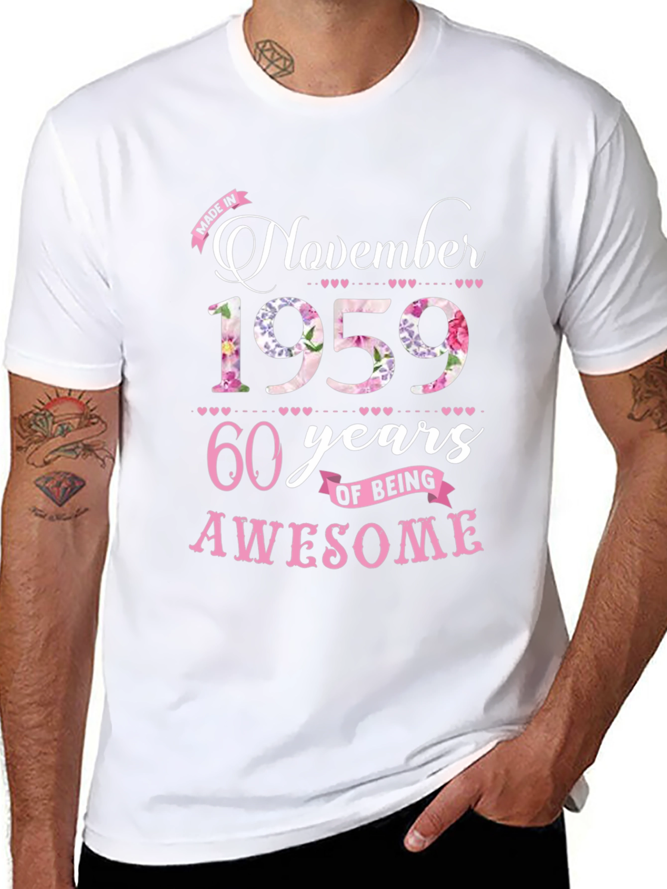 November 1959 60th Birthday T-Shirt