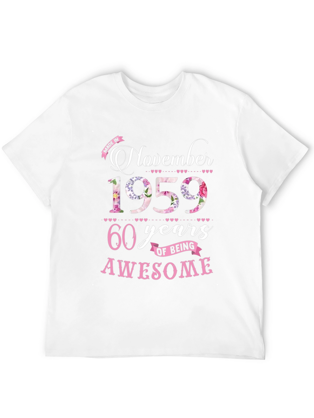 November 1959 60th Birthday T-Shirt