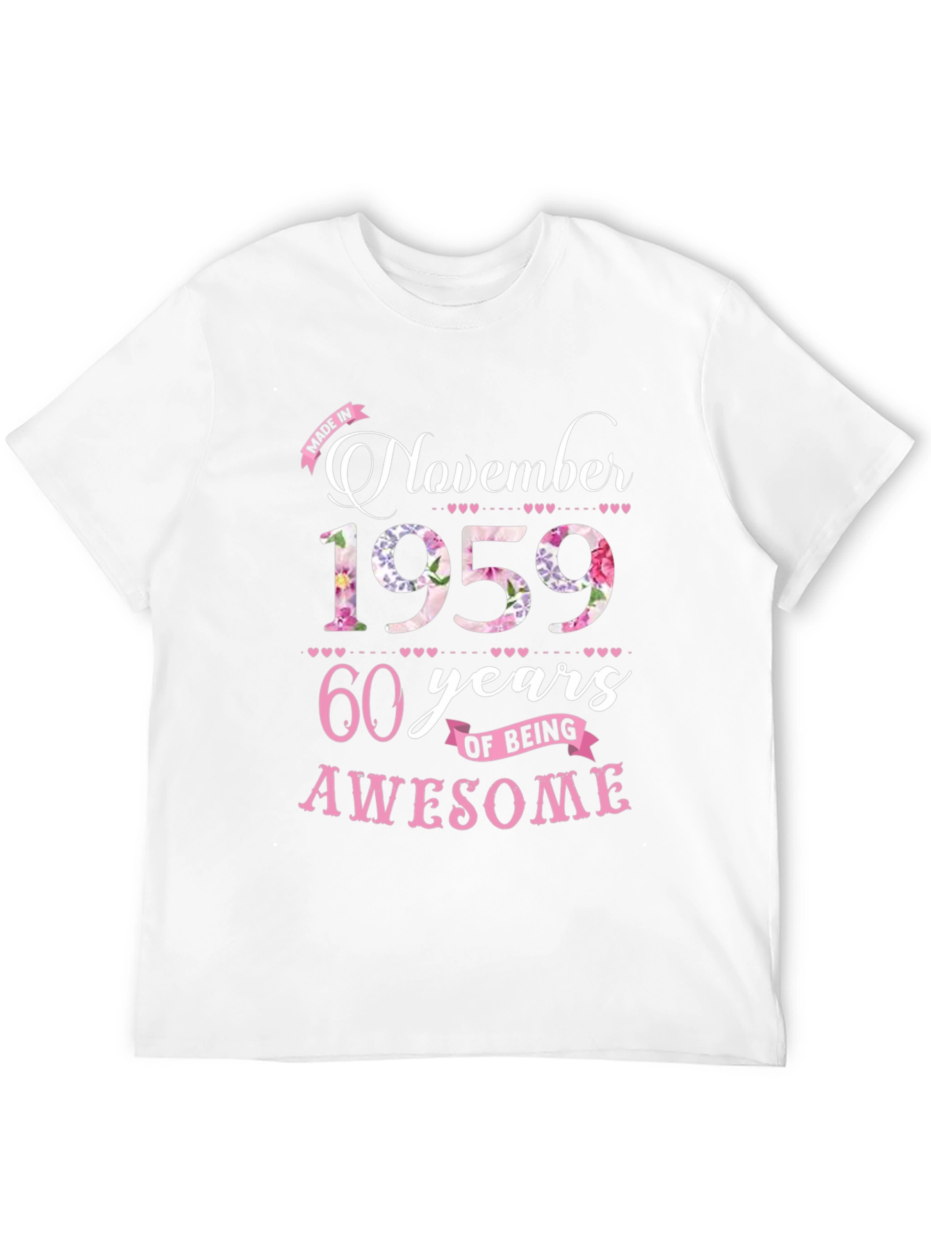 November 1959 60th Birthday T-Shirt
