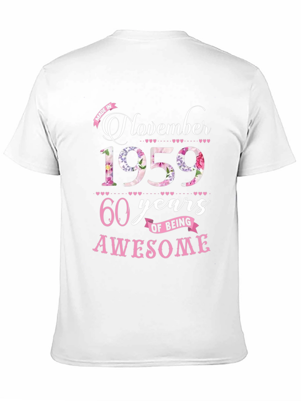 November 1959 60th Birthday T-Shirt