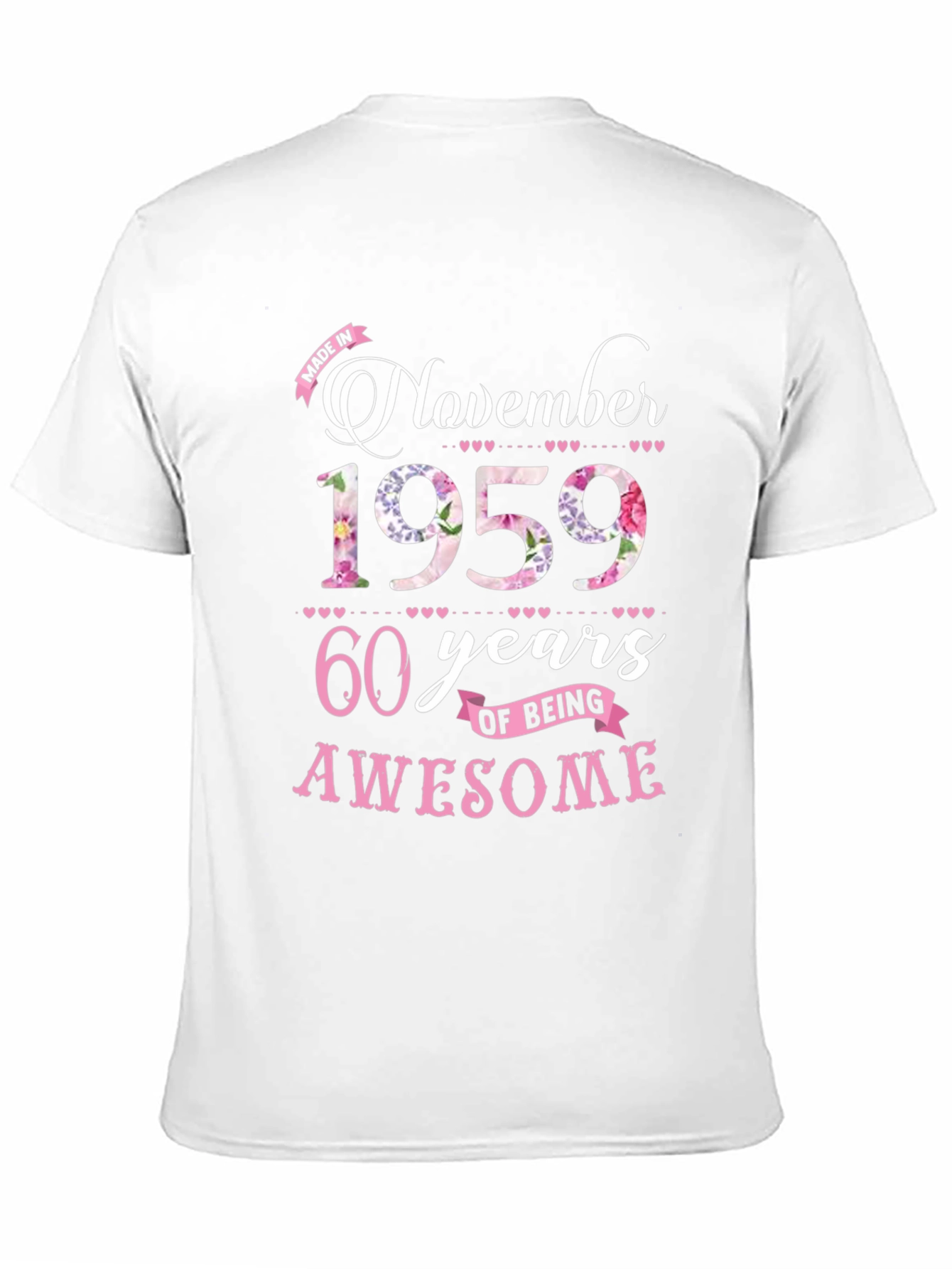 November 1959 60th Birthday T-Shirt