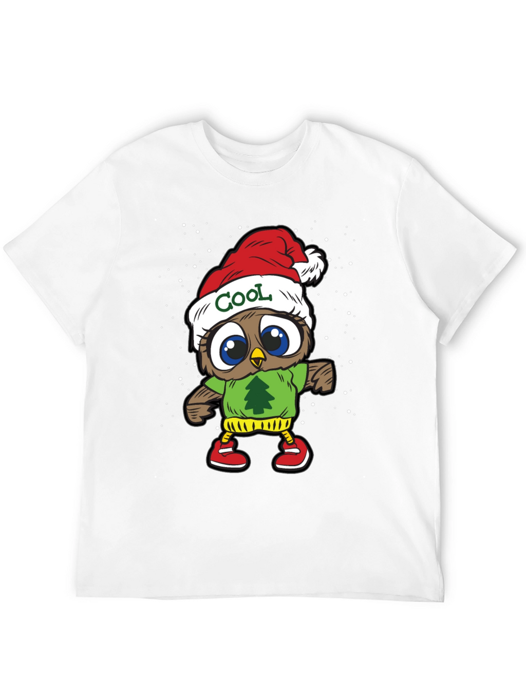 Cool Owl Christmas T-Shirt