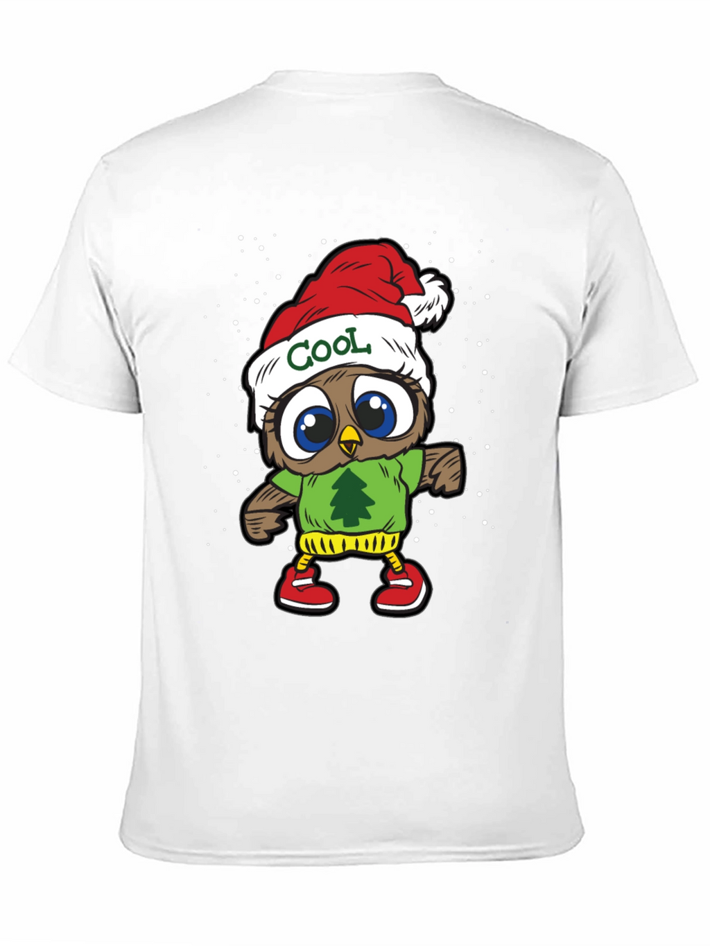 Cool Owl Christmas T-Shirt