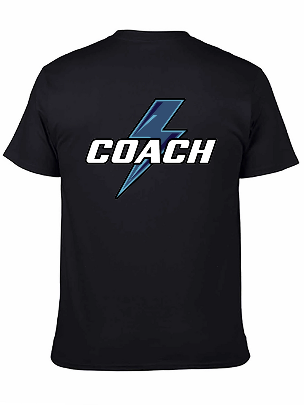 Coach T-Shirt with Lightning Bolt Graphic
