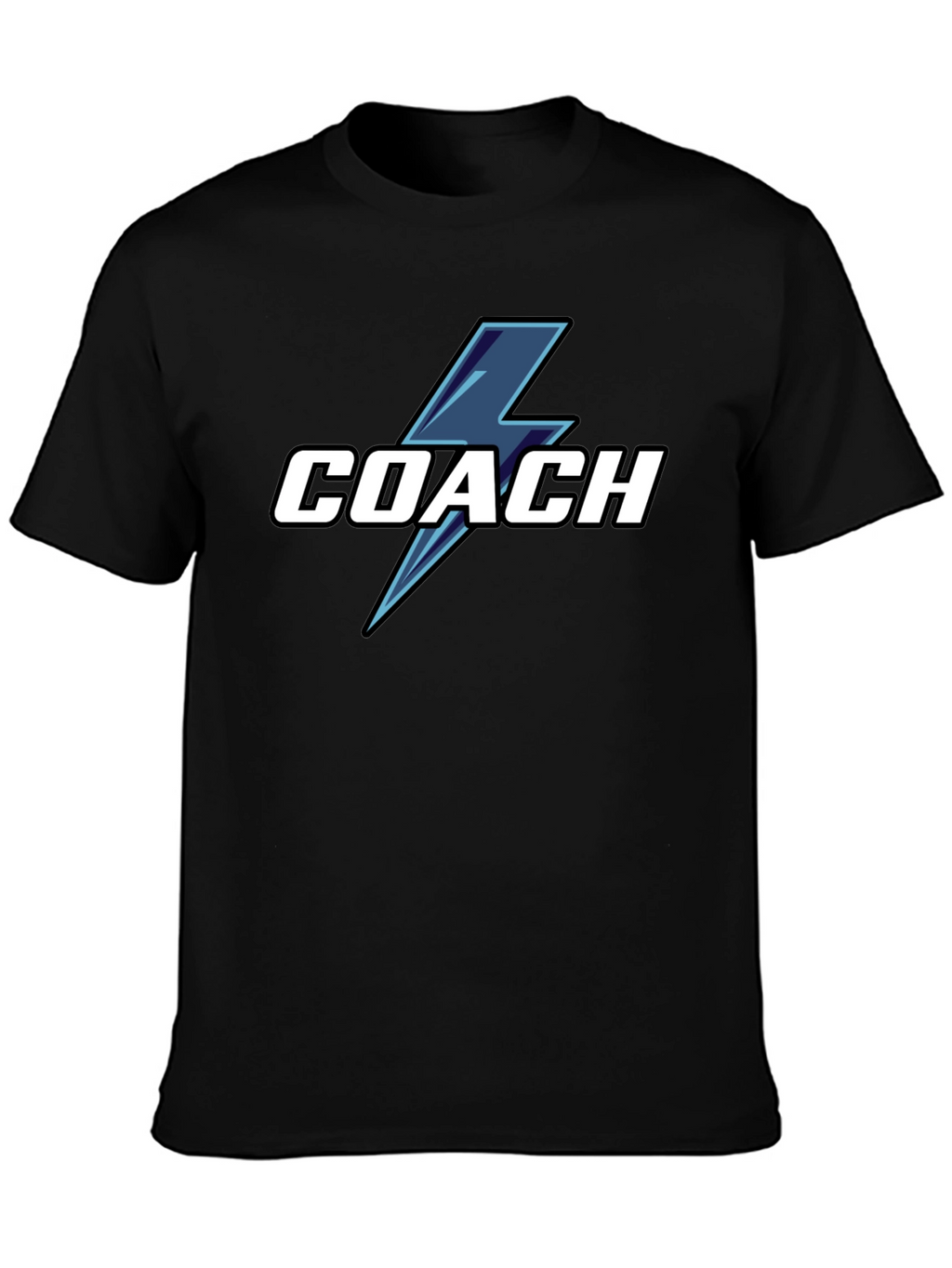 Coach T-Shirt with Lightning Bolt Graphic