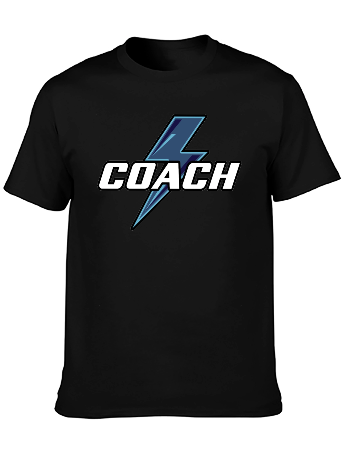 Coach T-Shirt with Lightning Bolt Graphic