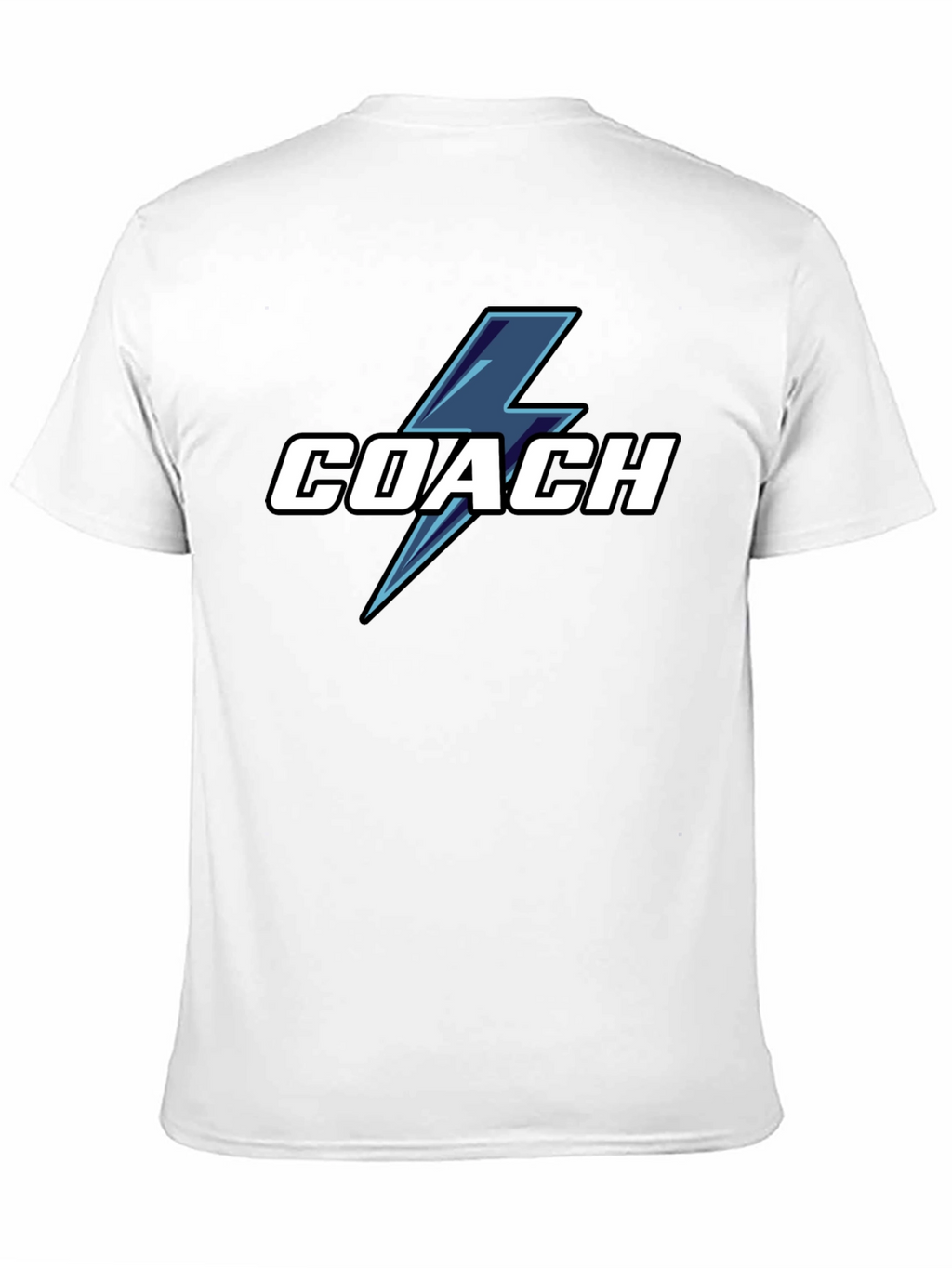 Coach T-Shirt with Lightning Bolt Graphic