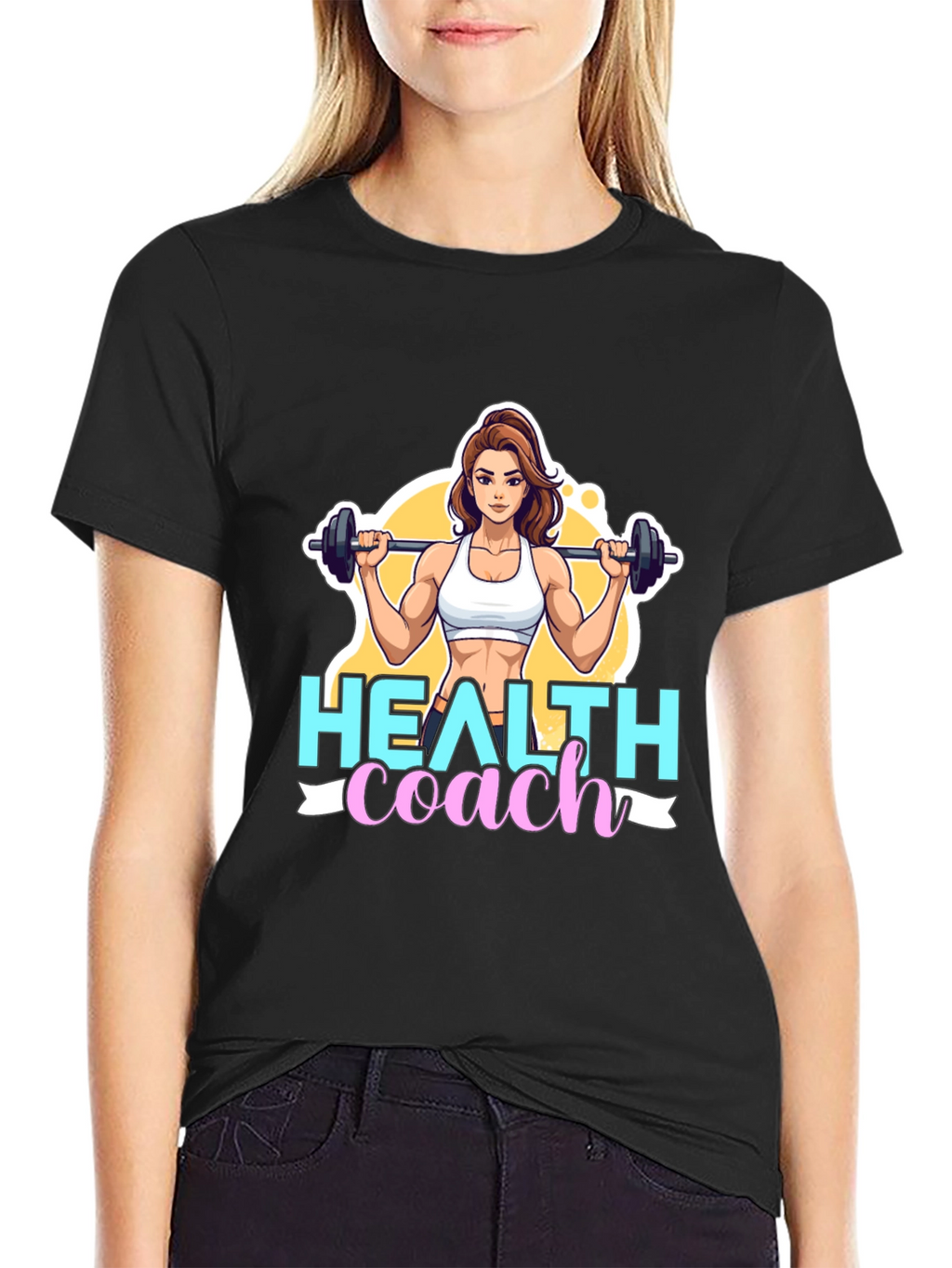 Health Coach Graphic Tee - Fitness Motivation