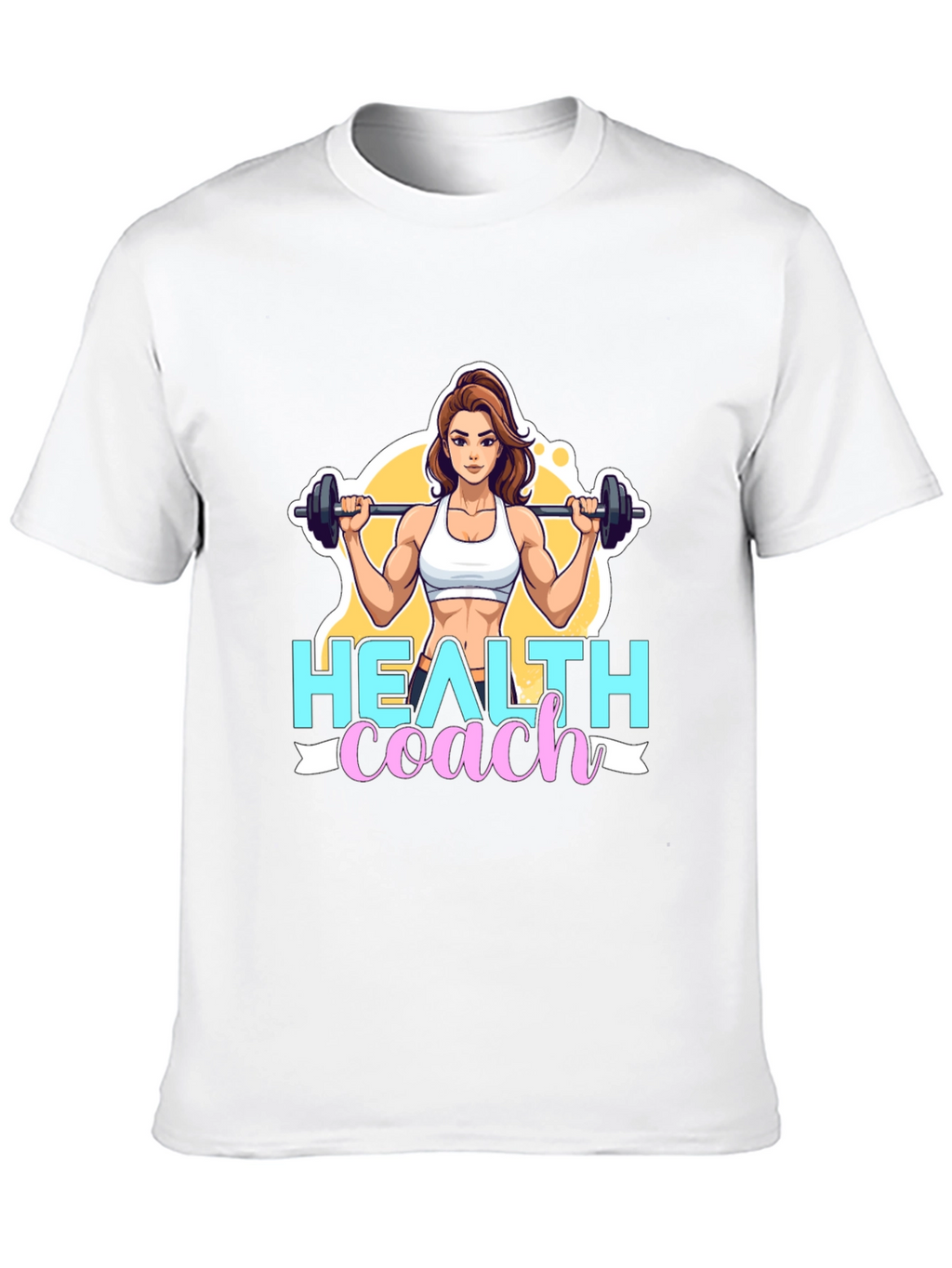 Health Coach Graphic Tee - Fitness Motivation