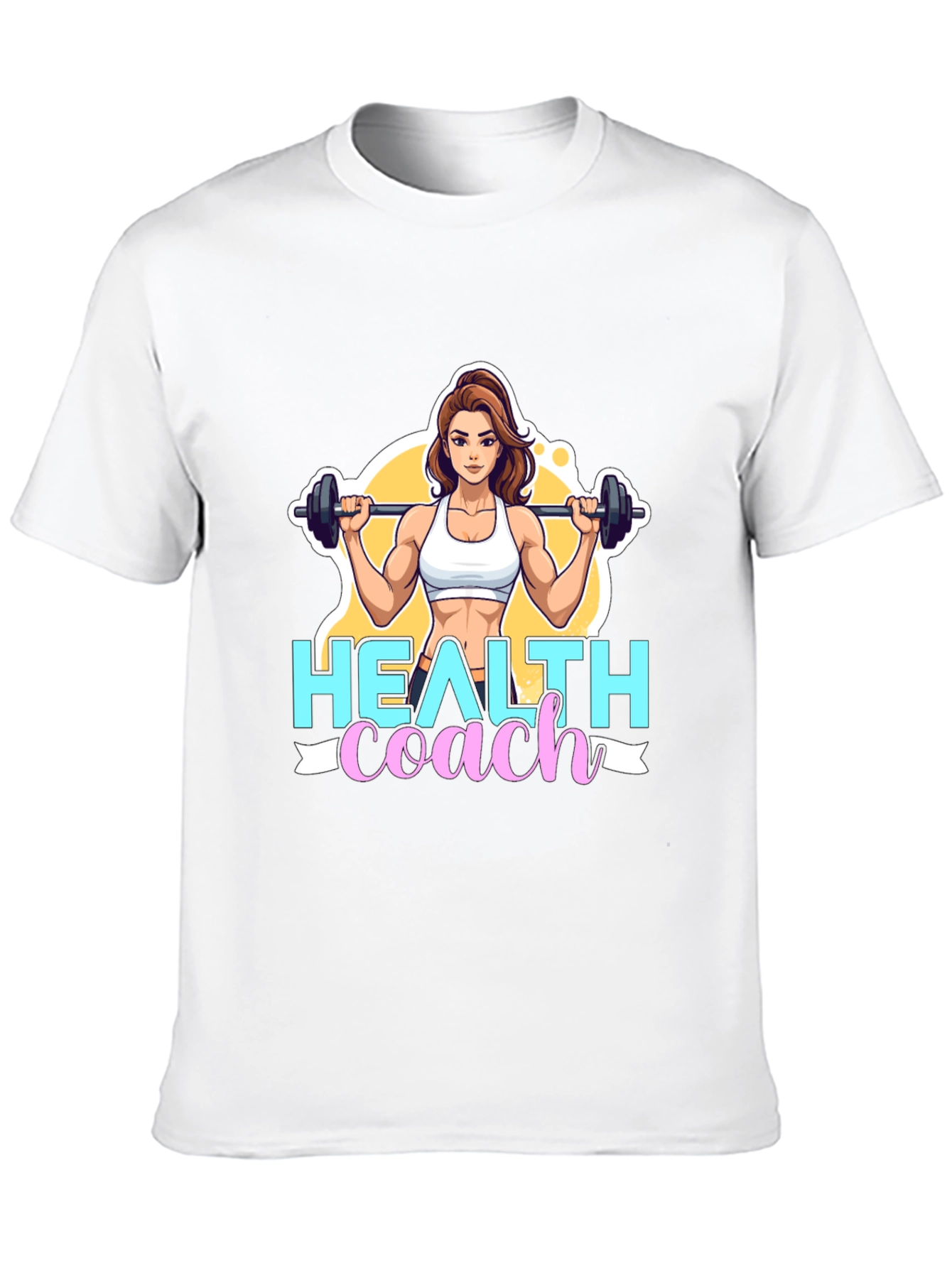 Health Coach Graphic Tee - Fitness Motivation