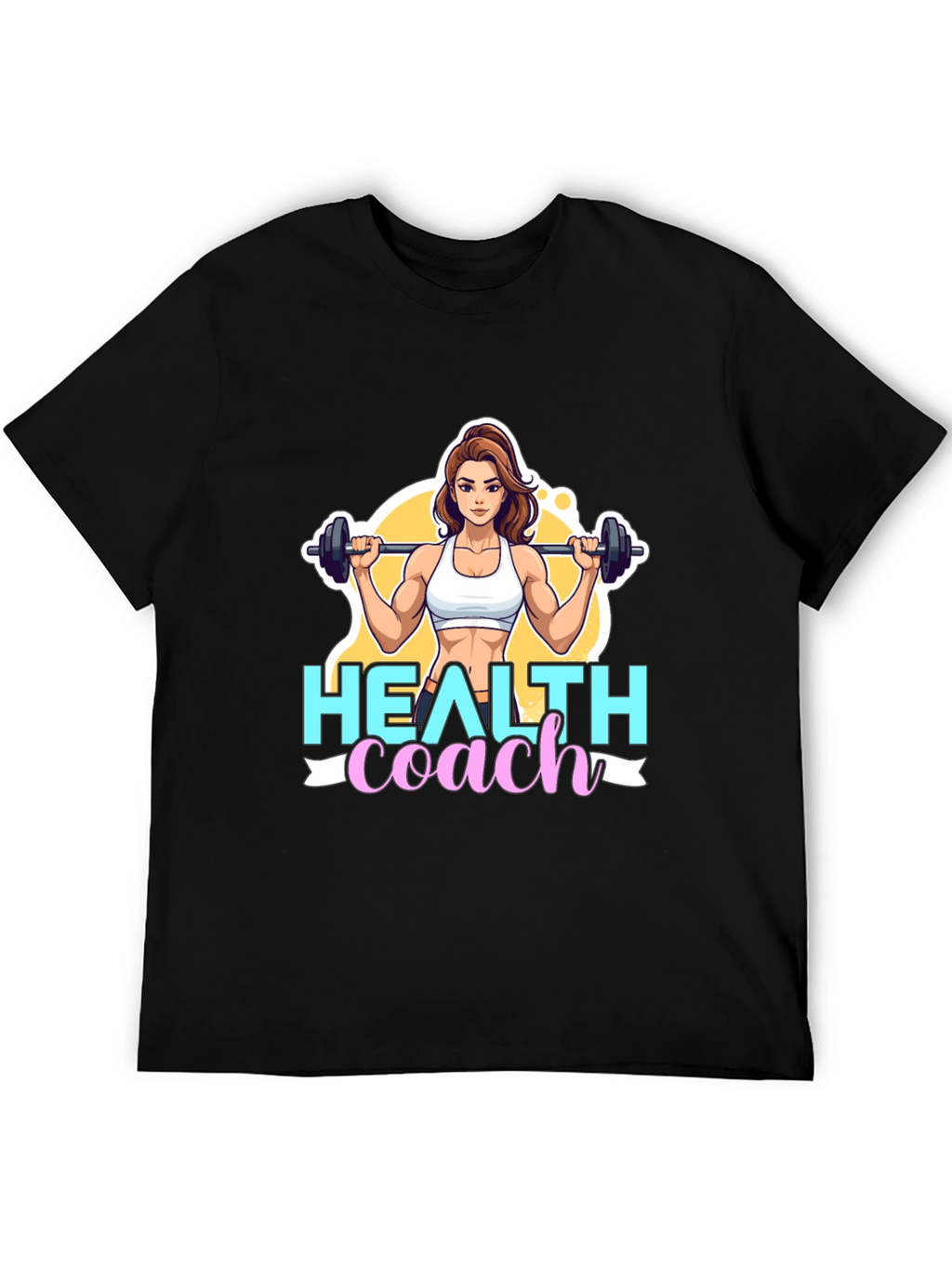 Health Coach Graphic Tee - Fitness Motivation