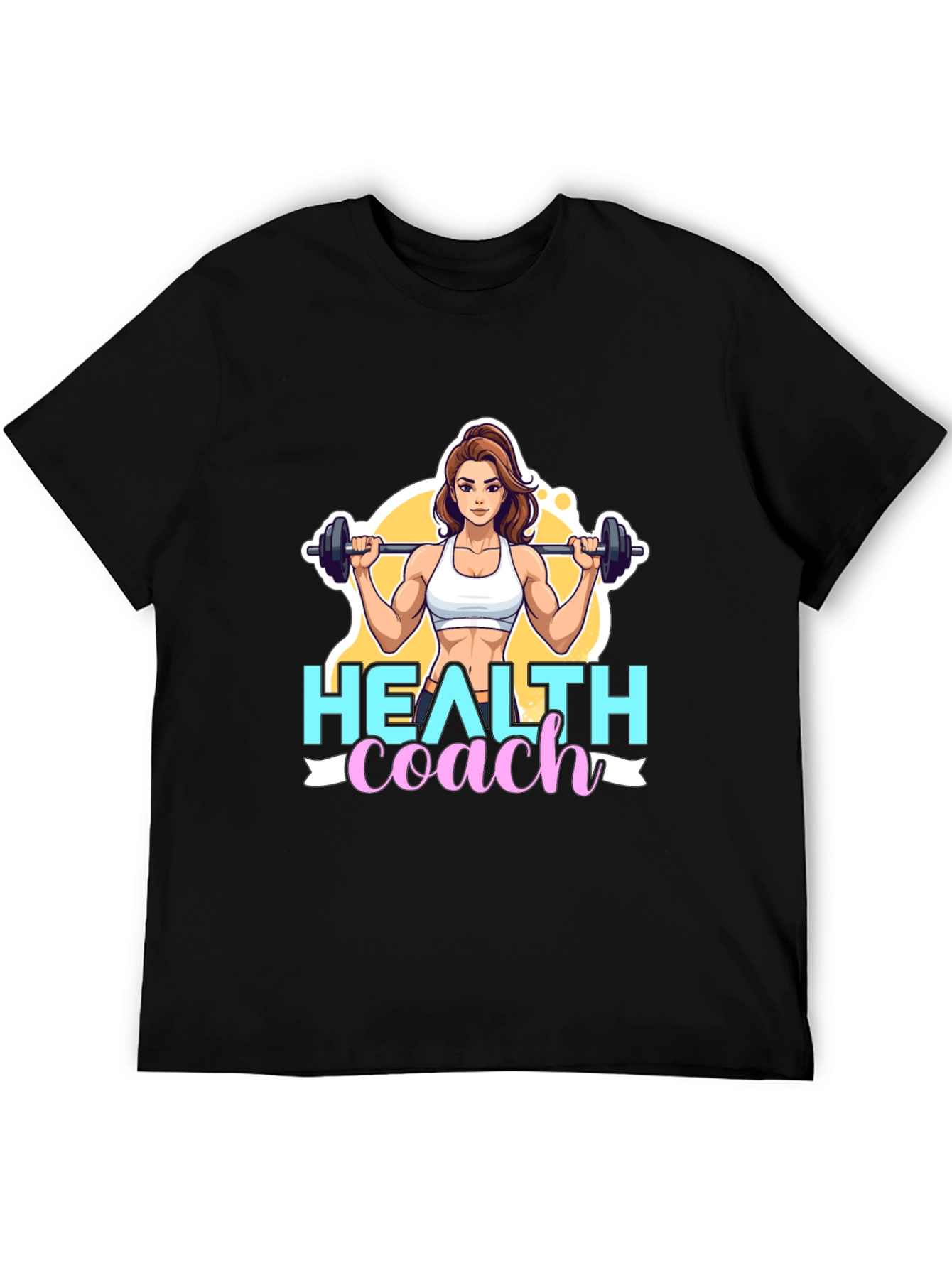 Health Coach Graphic Tee - Fitness Motivation