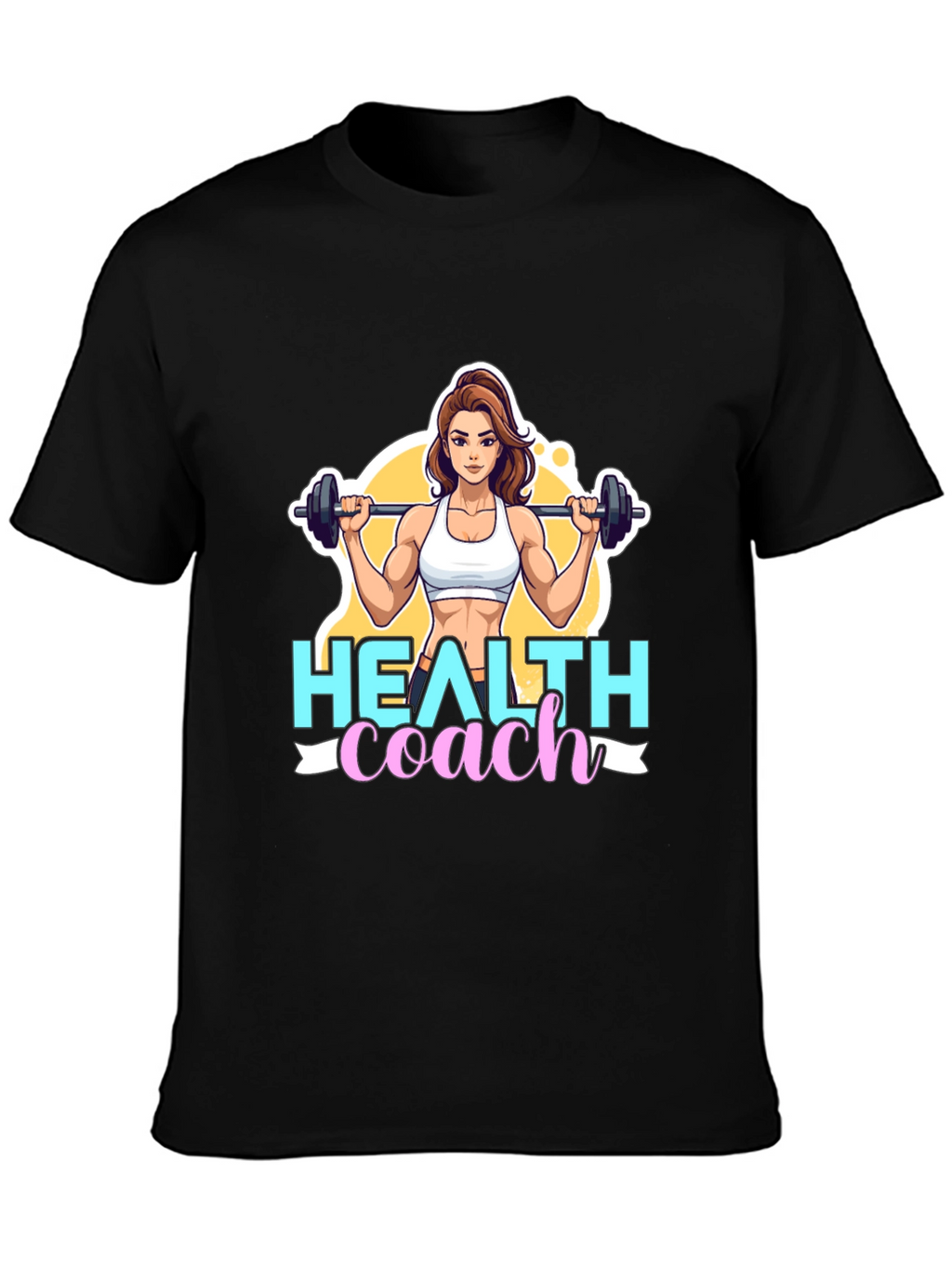 Health Coach Graphic Tee - Fitness Motivation