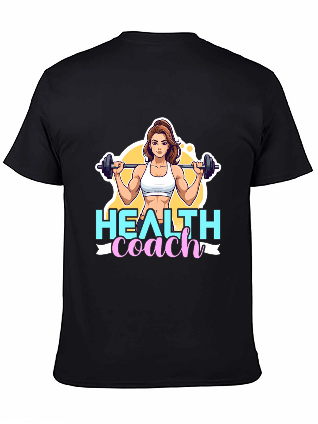 Health Coach Graphic Tee - Fitness Motivation