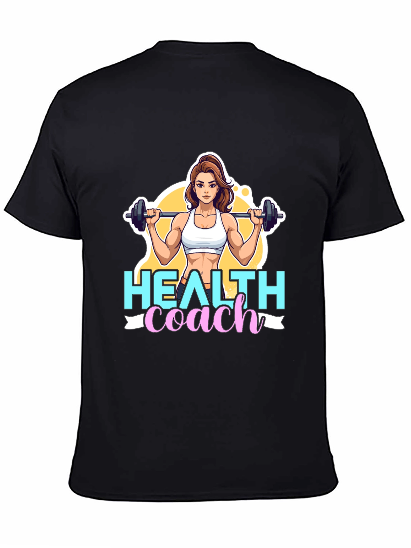 Health Coach Graphic Tee - Fitness Motivation