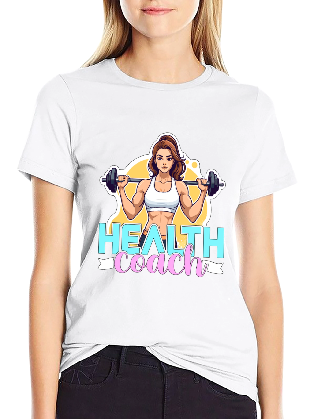 Health Coach Graphic Tee - Fitness Motivation