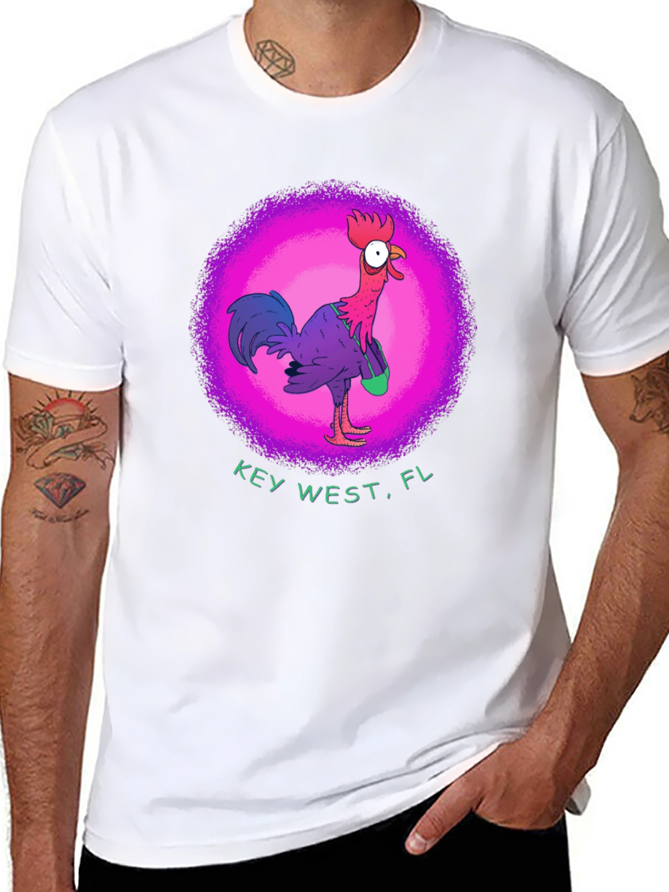 Key West Chicken Graphic Tee