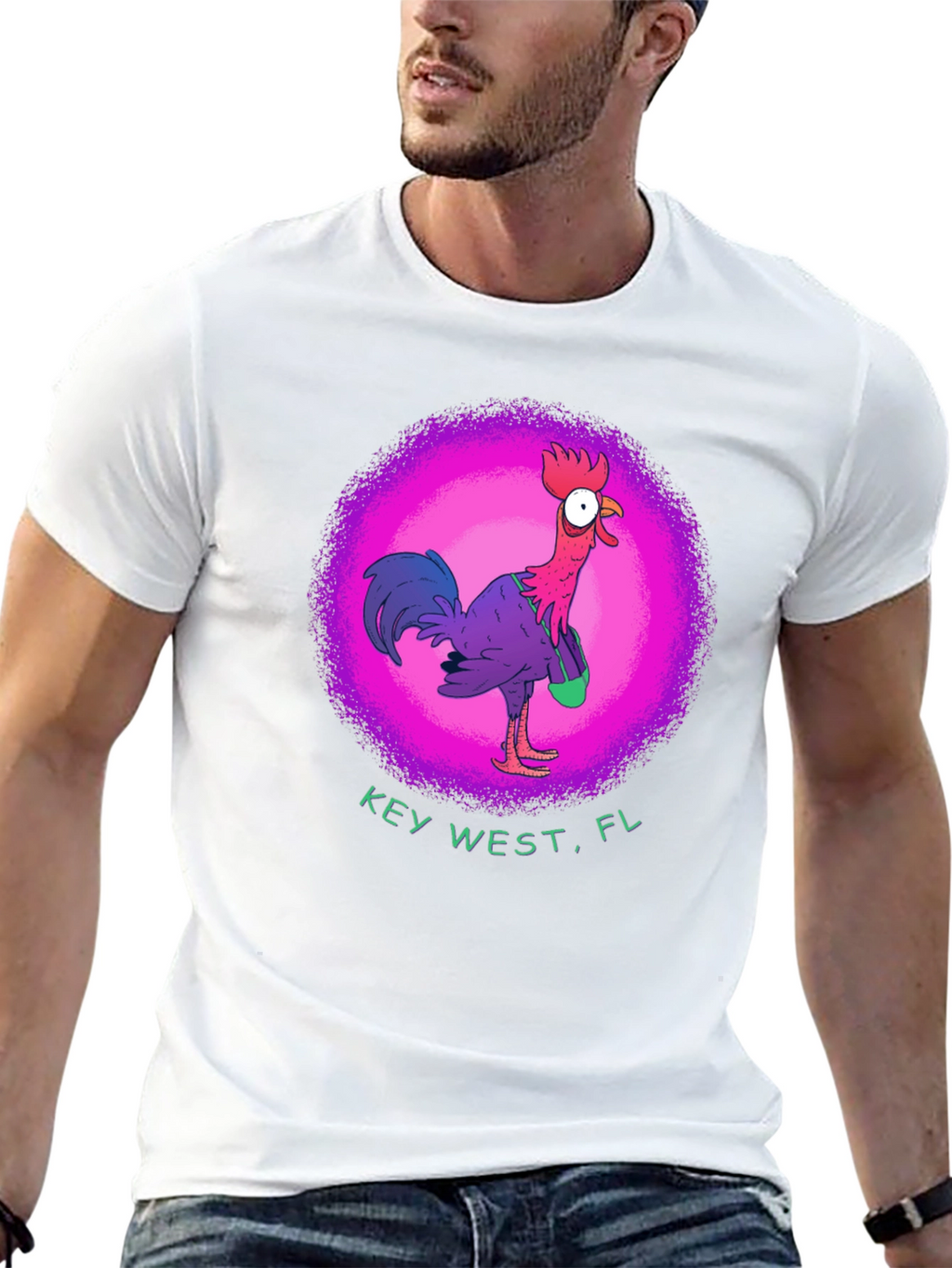 Key West Chicken Graphic Tee