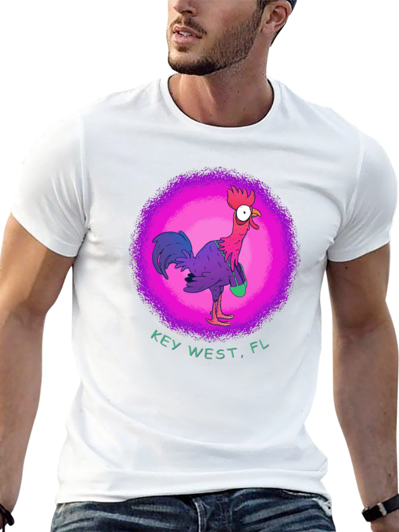 Key West Chicken Graphic Tee