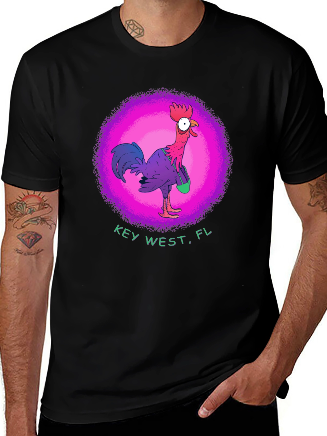 Key West Chicken Graphic Tee