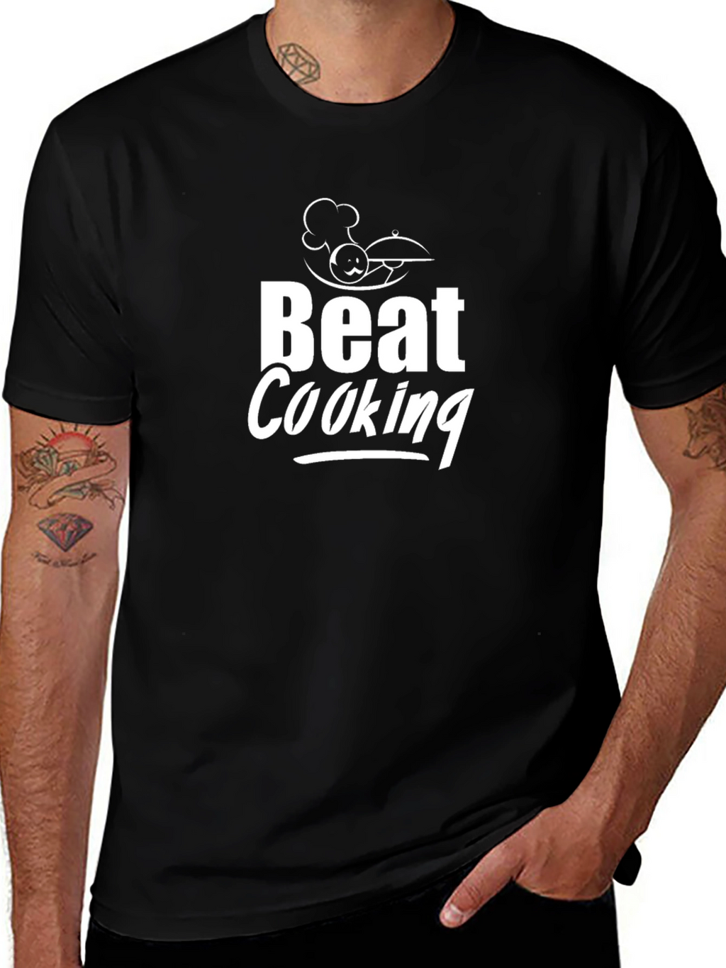 Beat Cooking Black T-Shirt