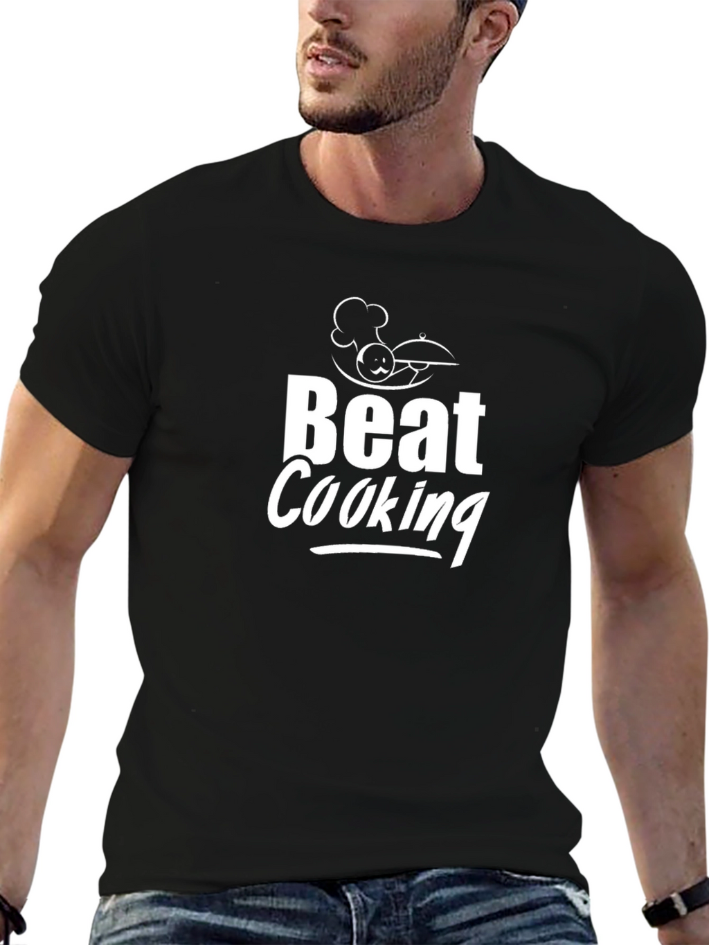 Beat Cooking Black T-Shirt