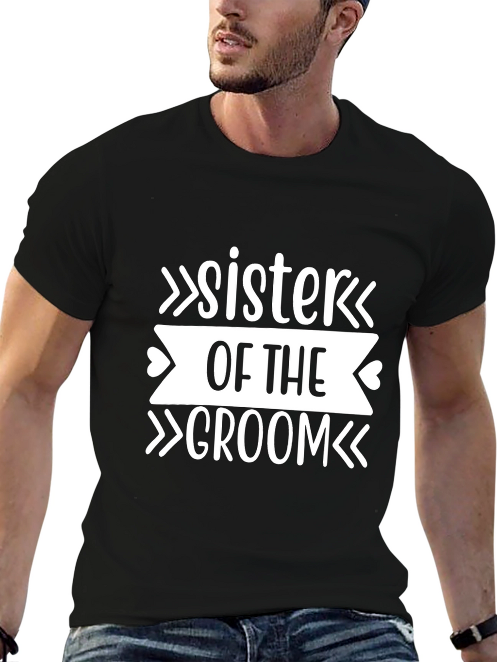 Sister of the Groom Tee - Wedding Party Shirt