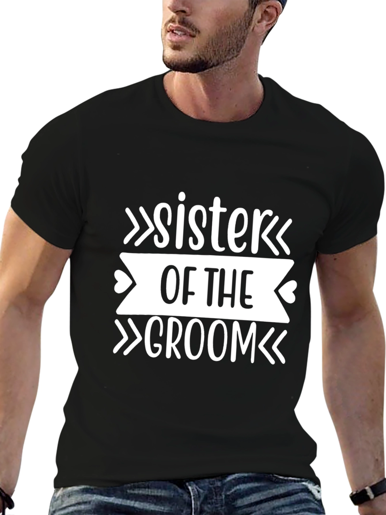 Sister of the Groom Tee - Wedding Party Shirt