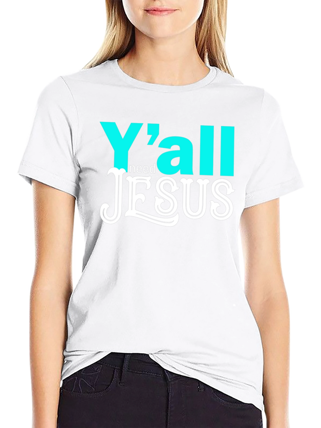 Yall Need Jesus Graphic T-Shirt