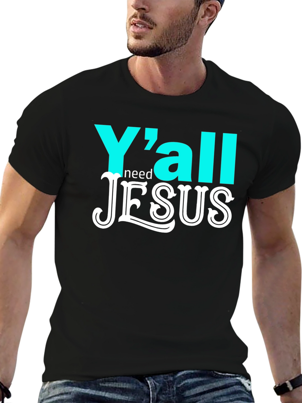 Yall Need Jesus Graphic T-Shirt