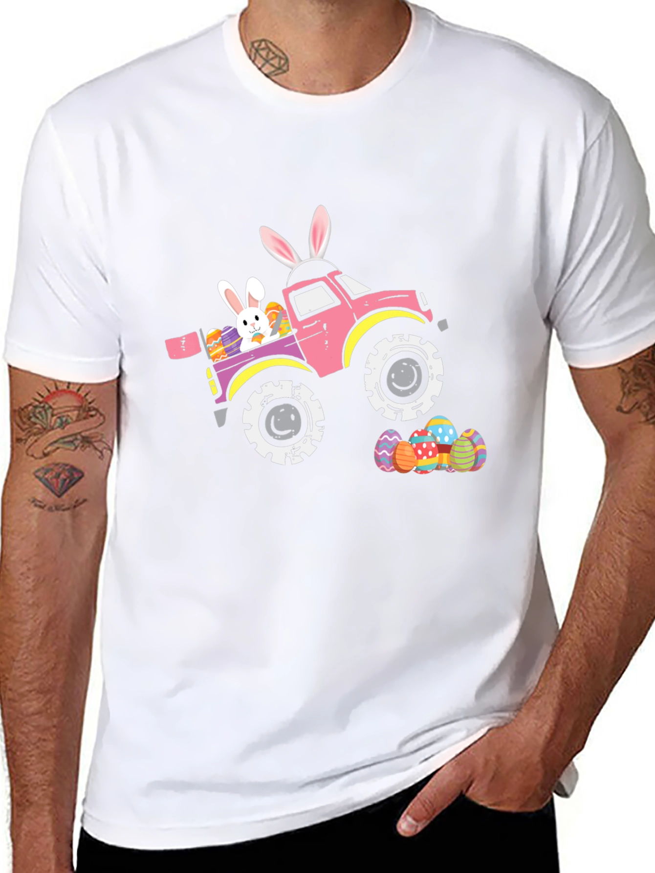 Easter Bunny Truck T-Shirt
