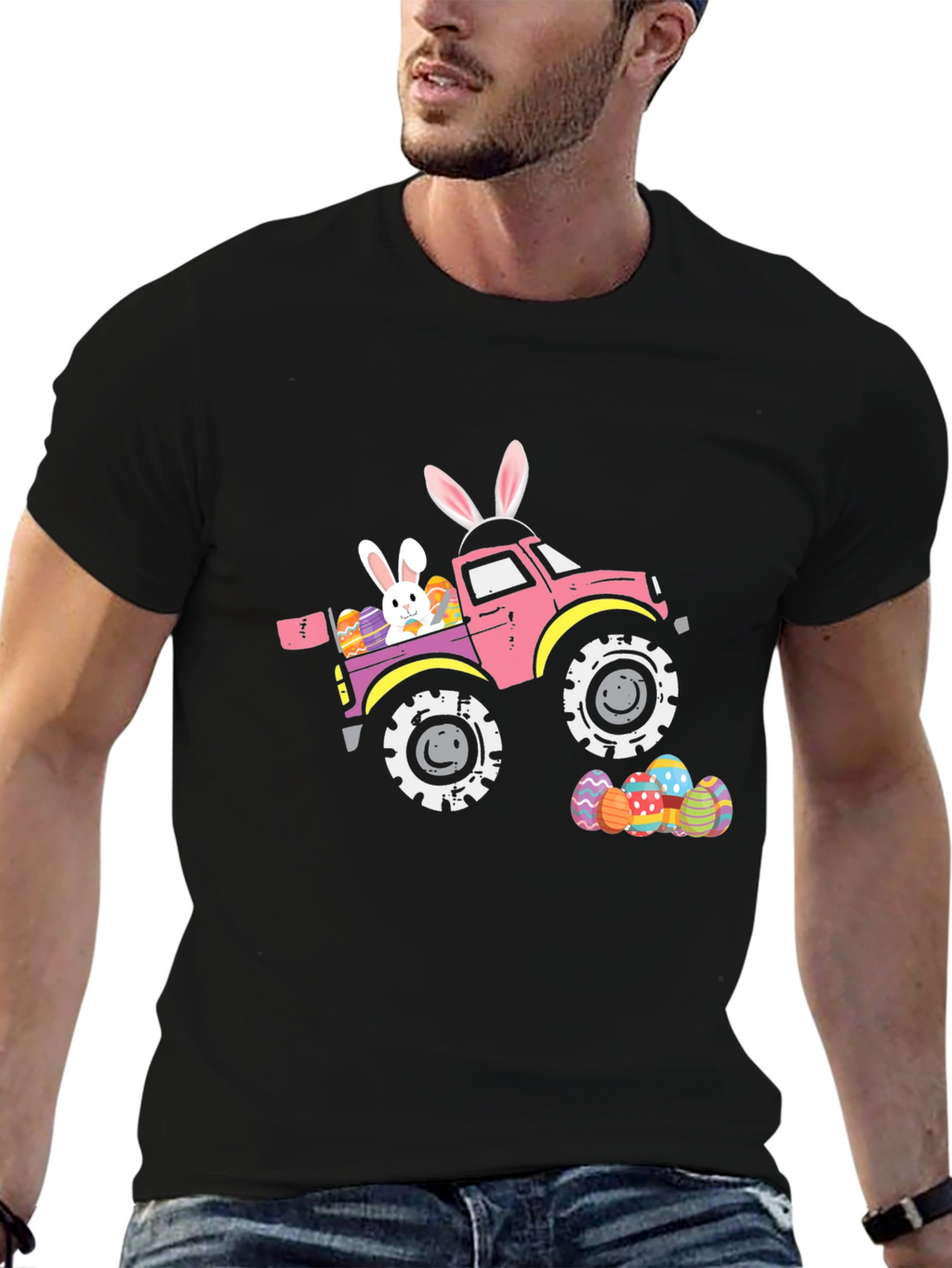 Easter Bunny Truck T-Shirt
