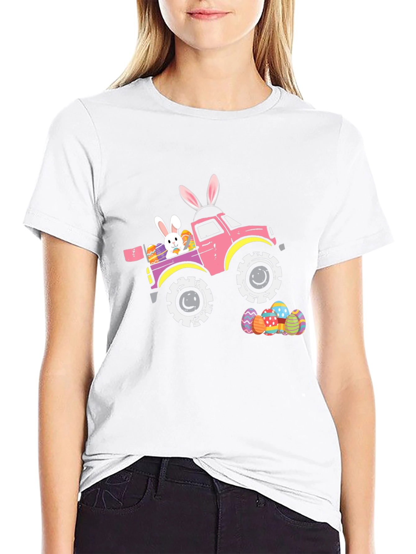 Easter Bunny Truck T-Shirt