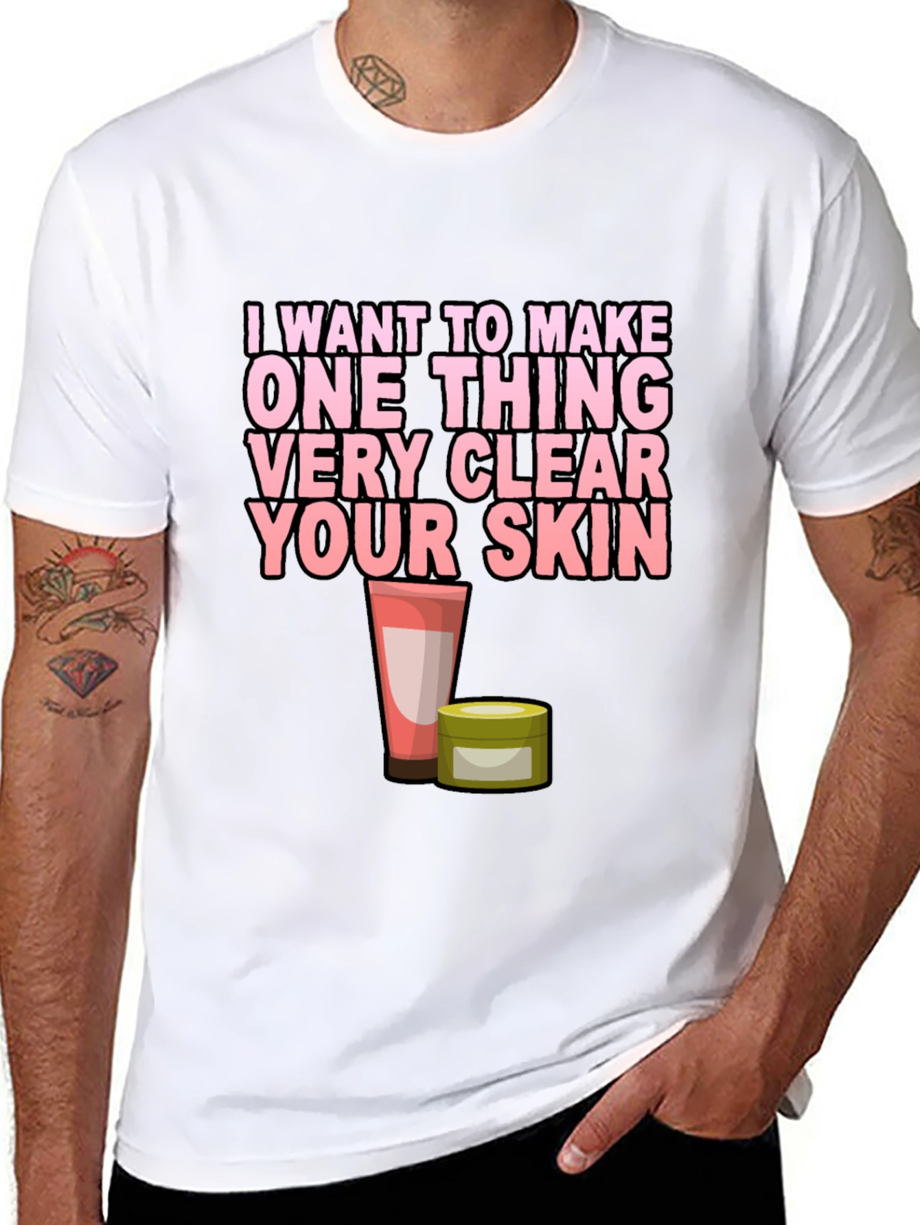 Clear Skin T-Shirt - Beauty & Skincare Tee
