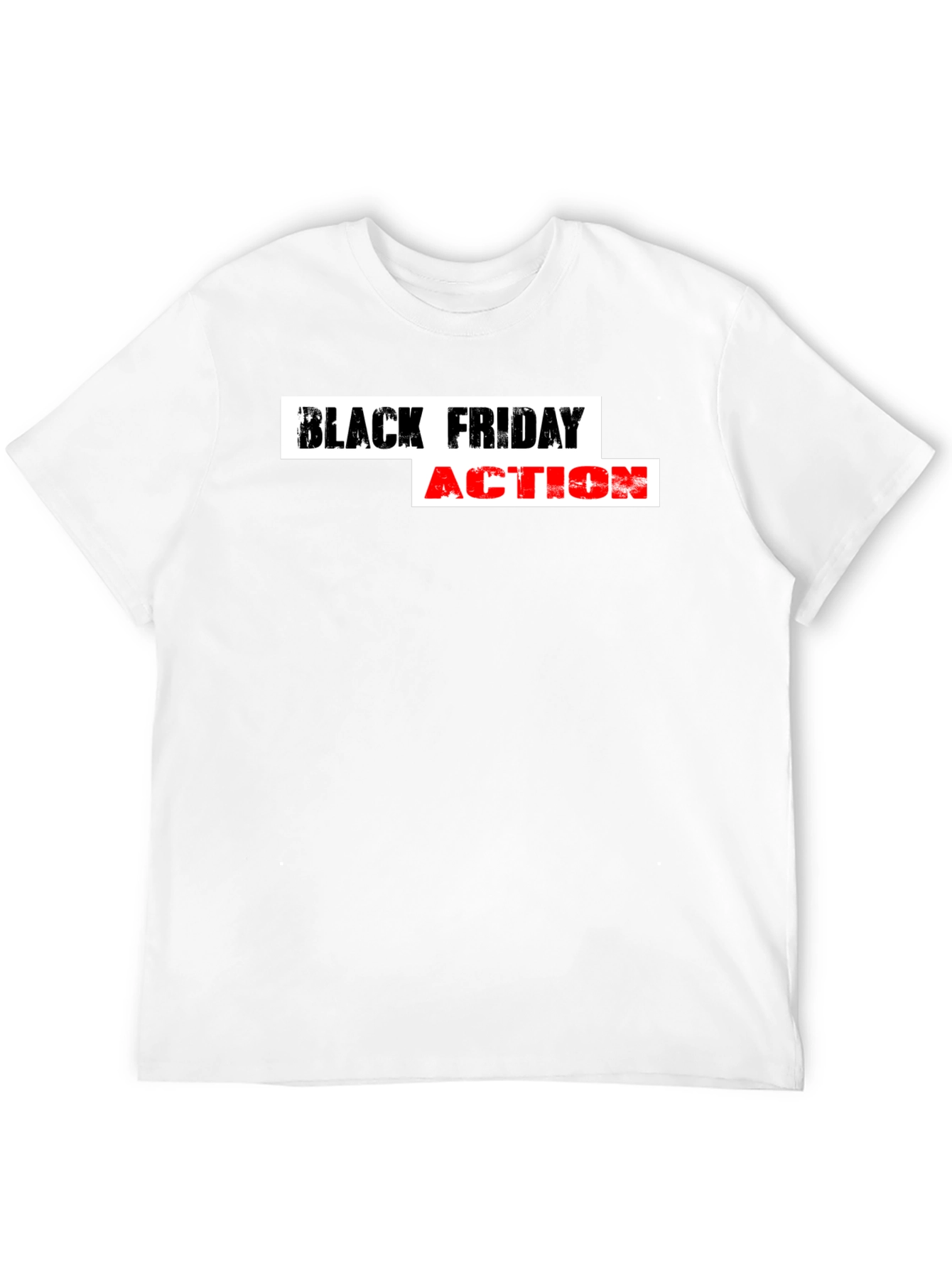 Black Friday Action T-Shirt - Stylish Graphic Tee