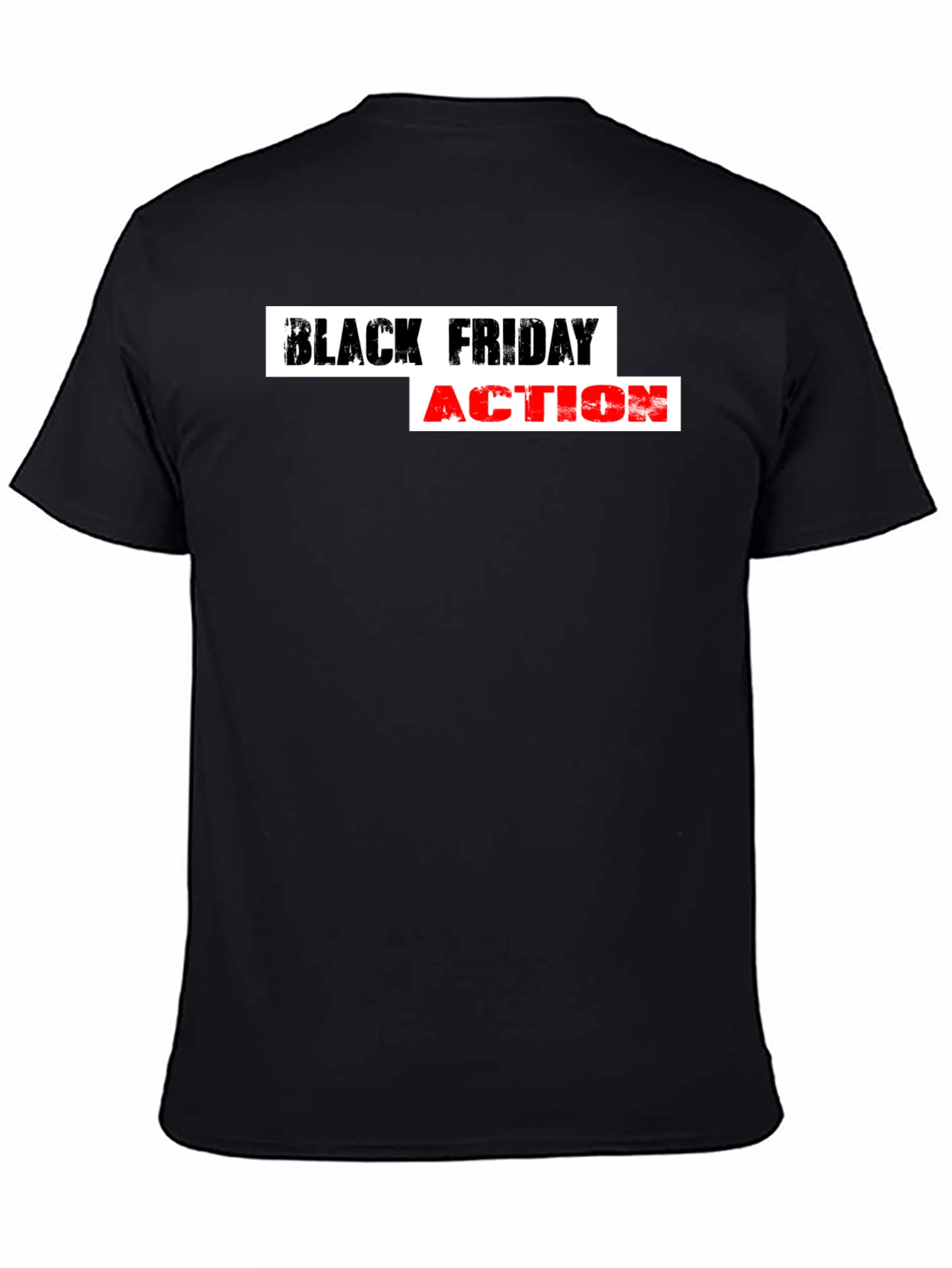 Black Friday Action T-Shirt - Stylish Graphic Tee