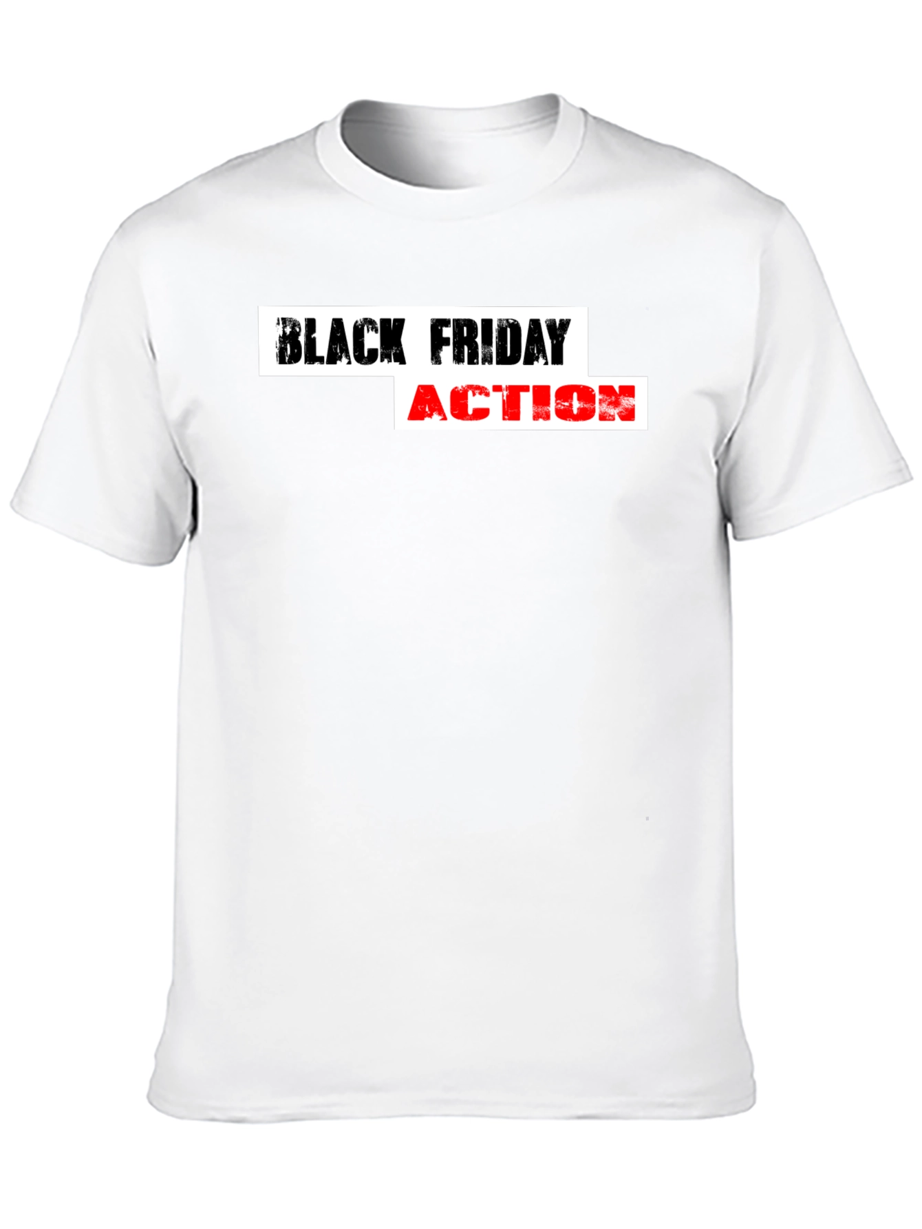 Black Friday Action T-Shirt - Stylish Graphic Tee