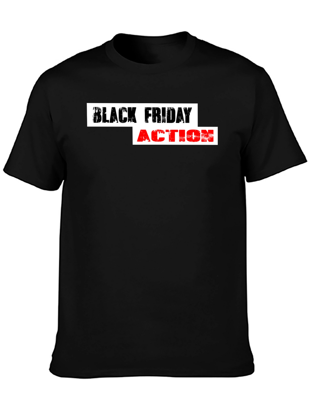 Black Friday Action T-Shirt - Stylish Graphic Tee