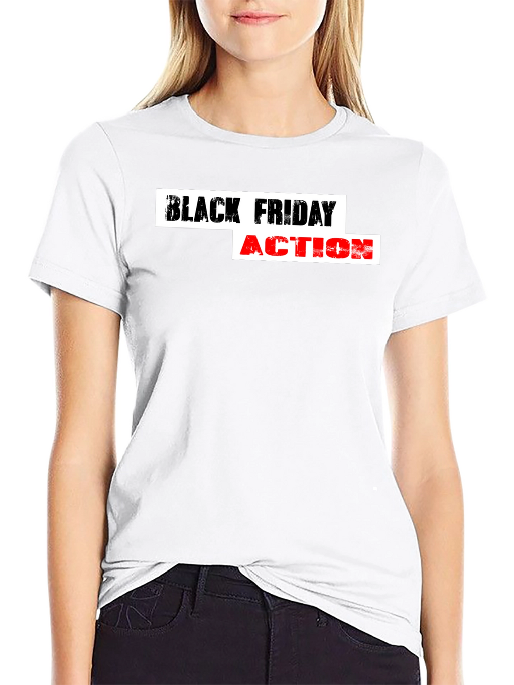 Black Friday Action T-Shirt - Stylish Graphic Tee