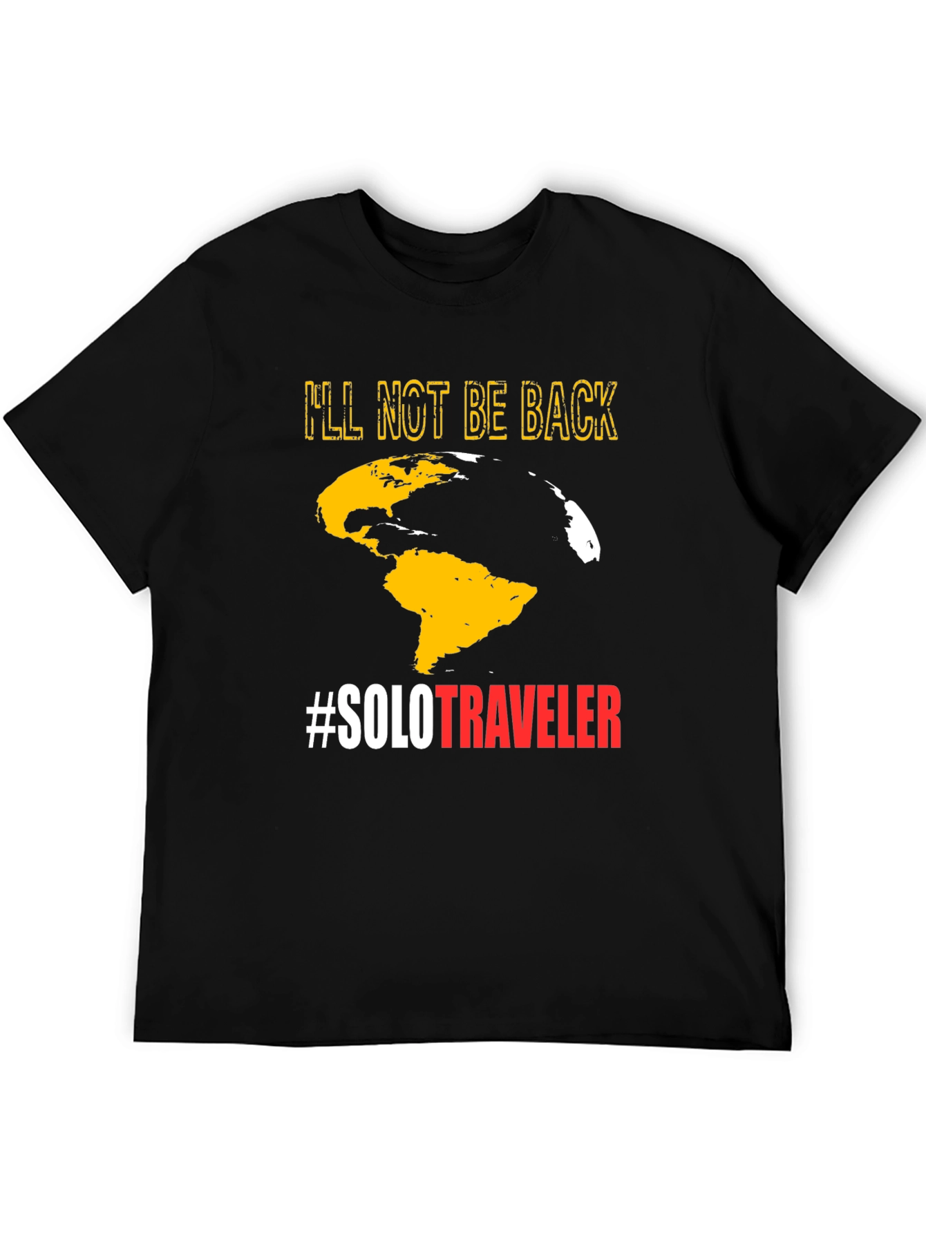 Solo Traveler T-Shirt - Globe Graphic Tee